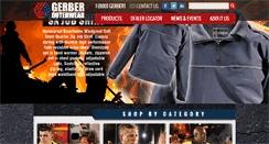 Desktop Screenshot of gerberouterwear.com